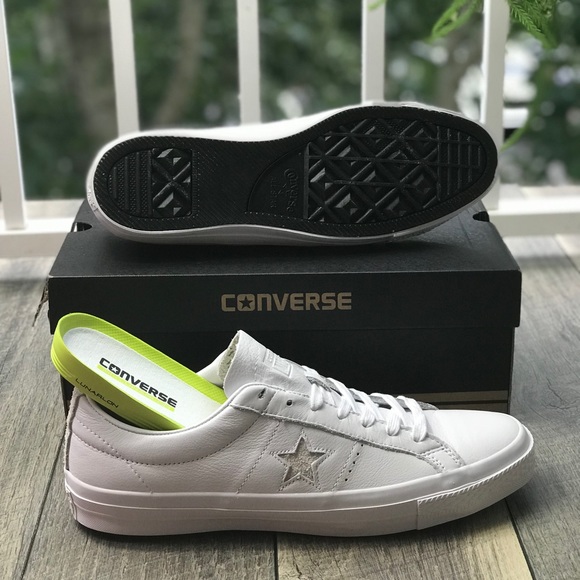 NWT Converse One Star OX White M AUTHENTIC - Picture 5 of 8